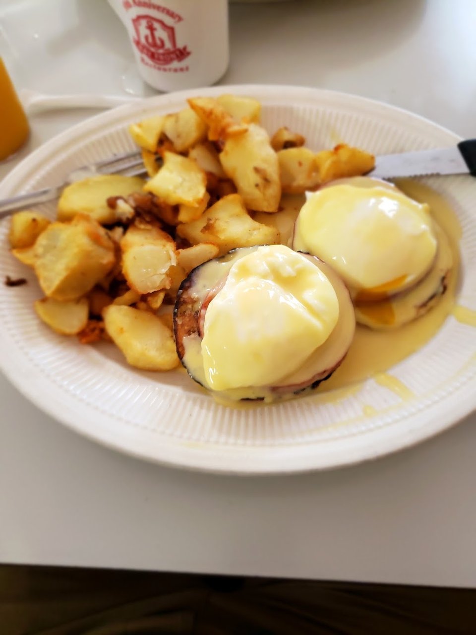 Menu page showing breakfast and dinner specials.